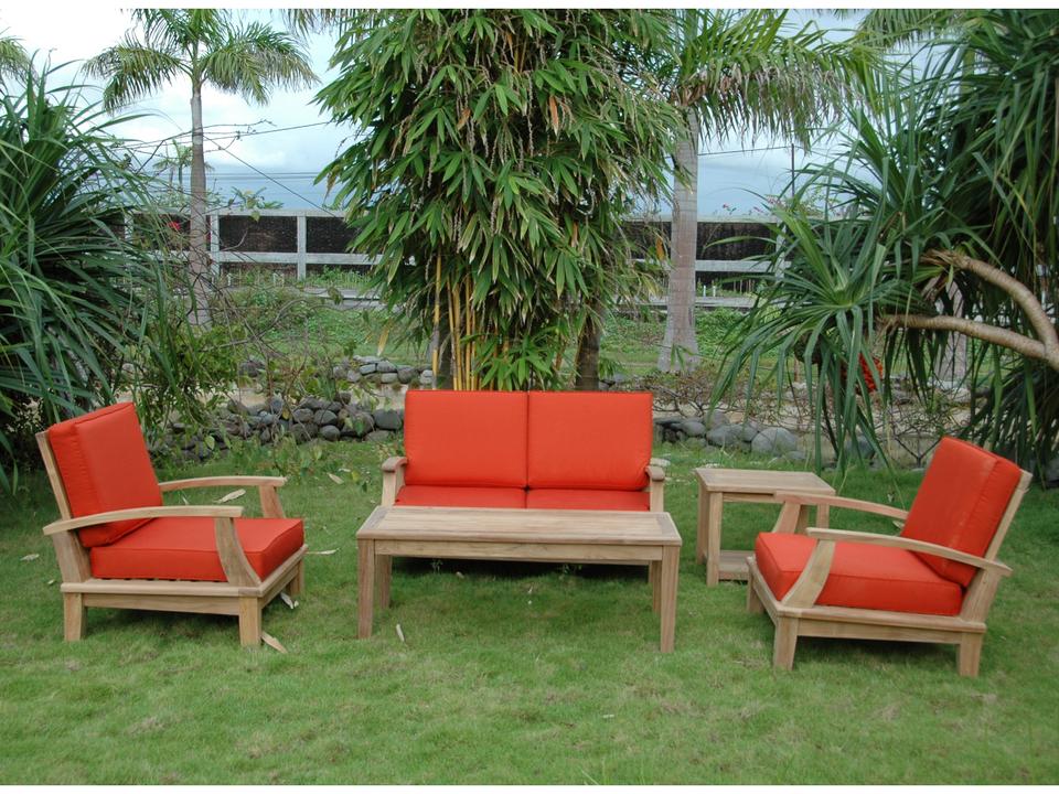 Brianna Bahama 5-Piece Deep Seating Loveseat Set