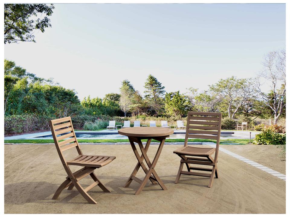 Bahama Andrew 3-Piece Teak Bistro Set