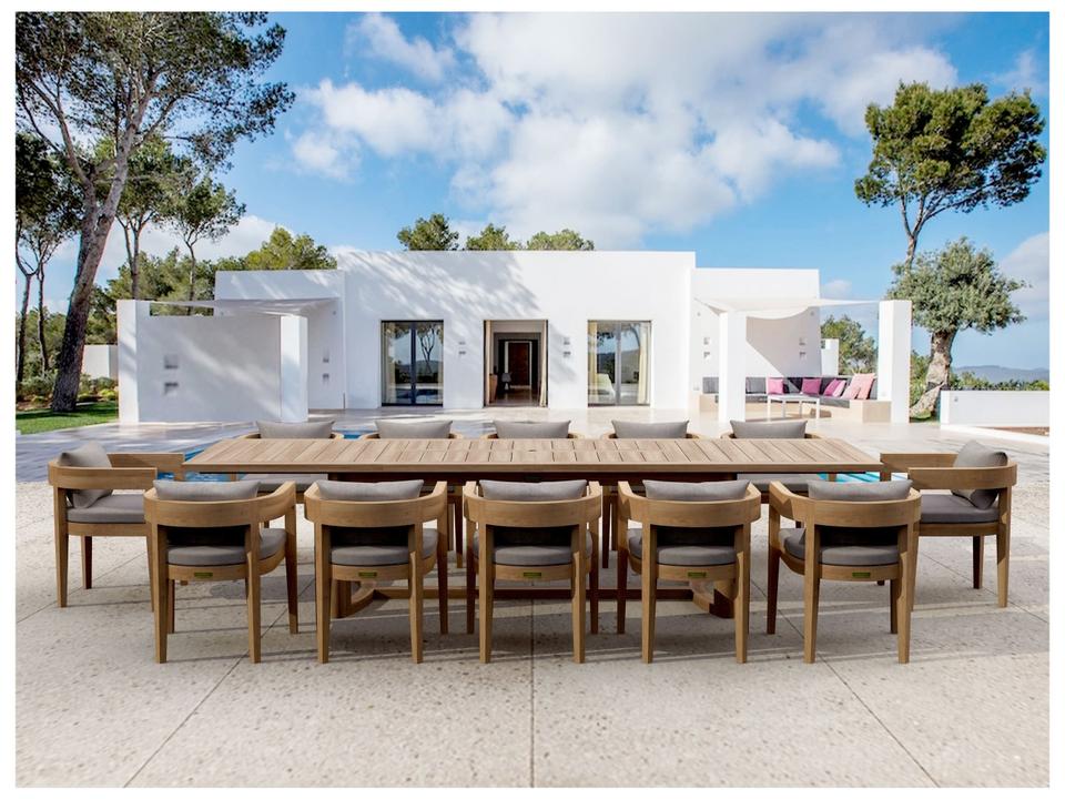 Coronado Natural 13 Pieces Outdoor Dining Set
