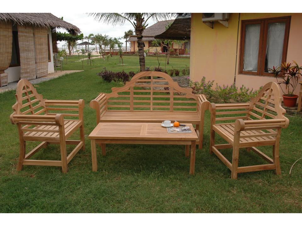 Marlborough 4-Piece 3-Seater Conversation Set