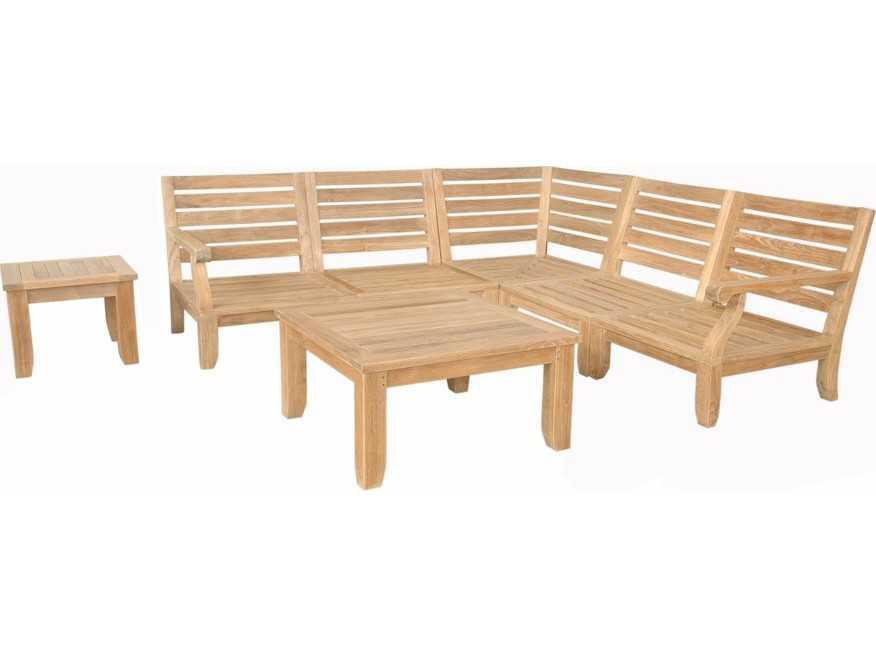 Riviera Luxe 7-Piece Modular Set with Square Tables