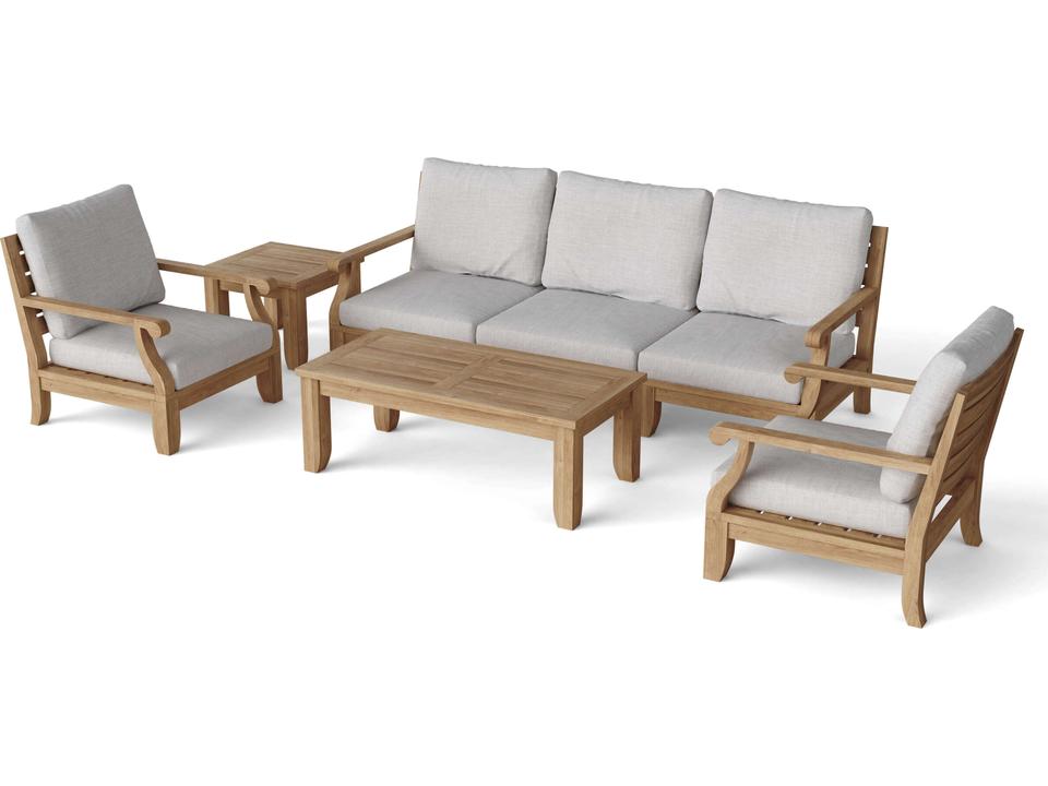 Riviera Luxe 7-Piece Modular Set With Rectangular Table B