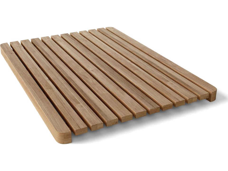 SPA 25 x 18-Inch Rectangular Shower Mat in Honey Golden Brown