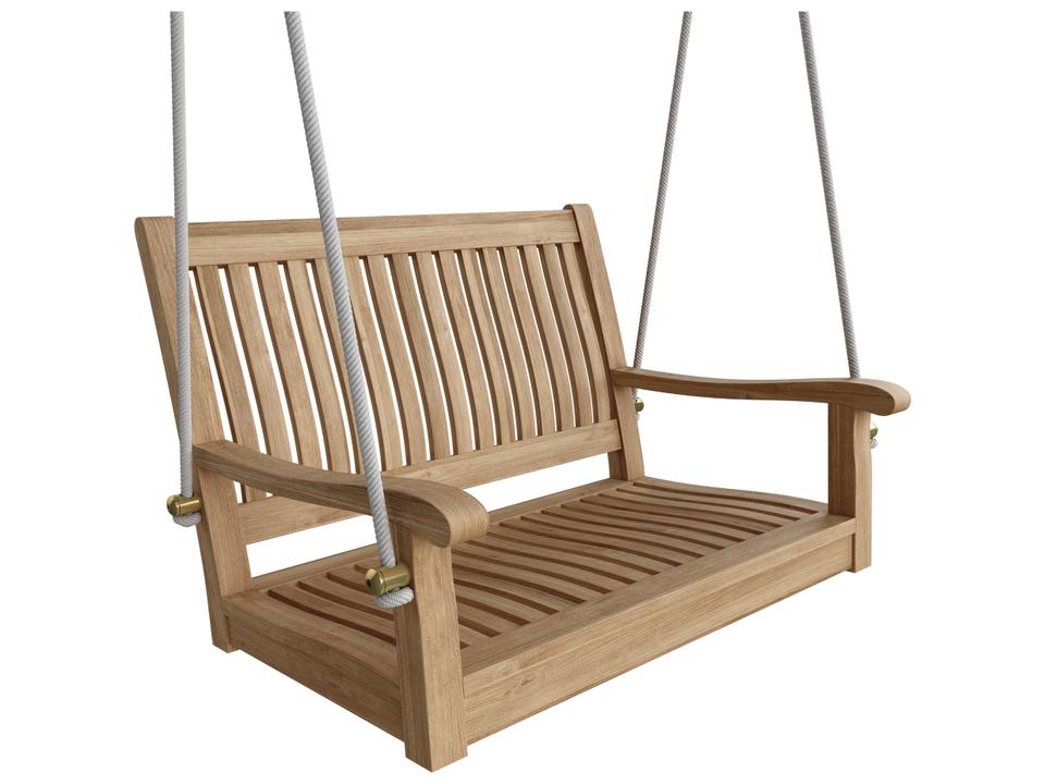 Del-Amo Premium Teak Wood Swing Bench
