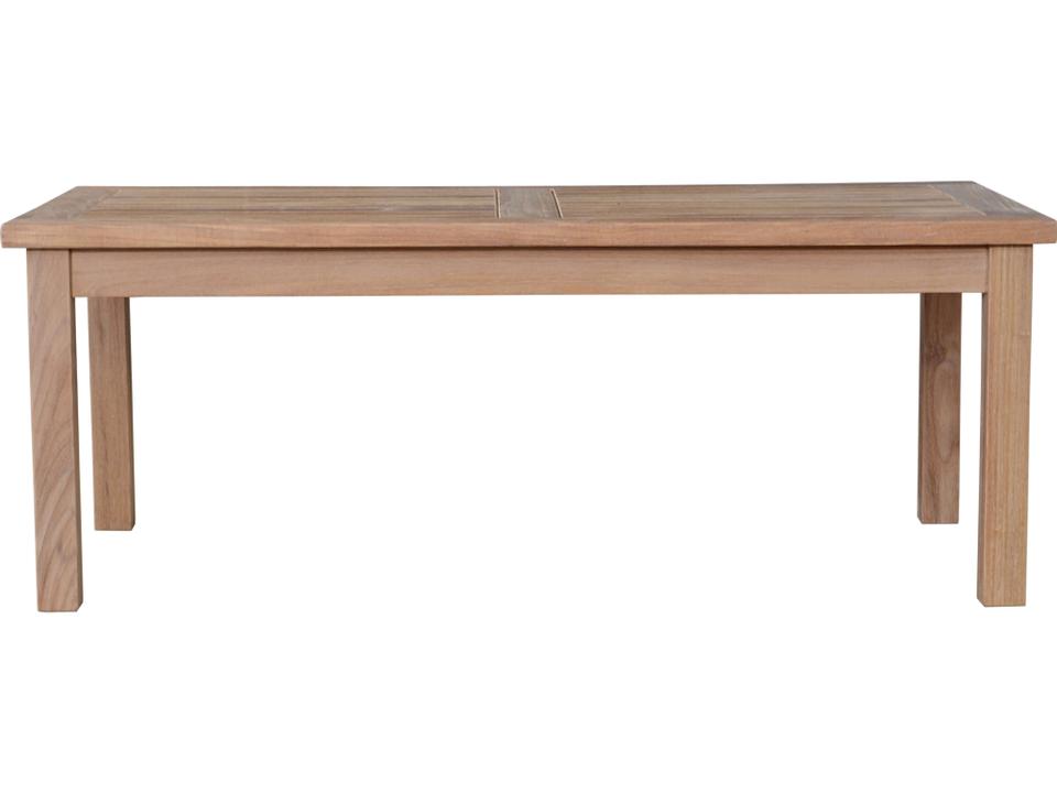 Montage 47-Inch Rectangle Coffee Table in Natural Teak