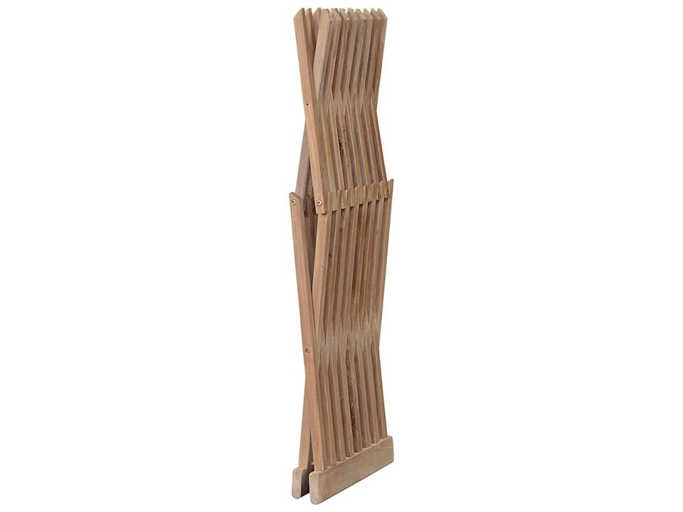 Marilla 16-Inch Square Folding Side Table in Natural Teak Wood