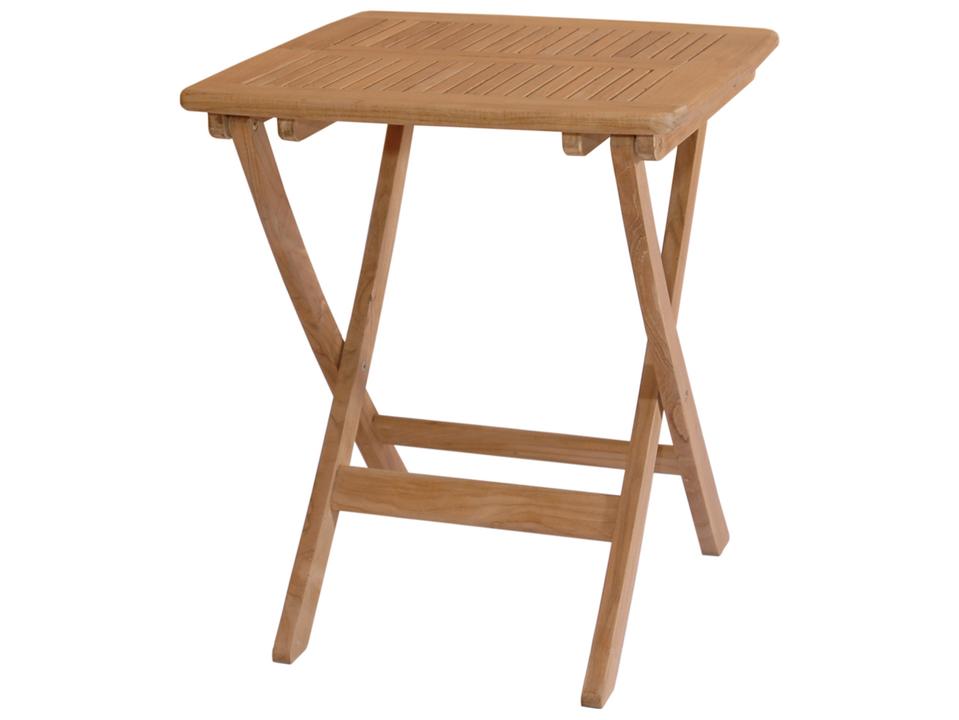 Windsor 24-Inch Square Outdoor Teak Folding Table