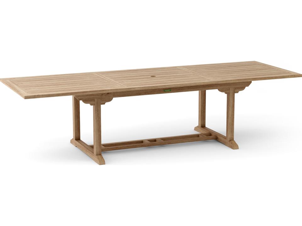 Bahama Rectangular Teak Extendable Dining Table