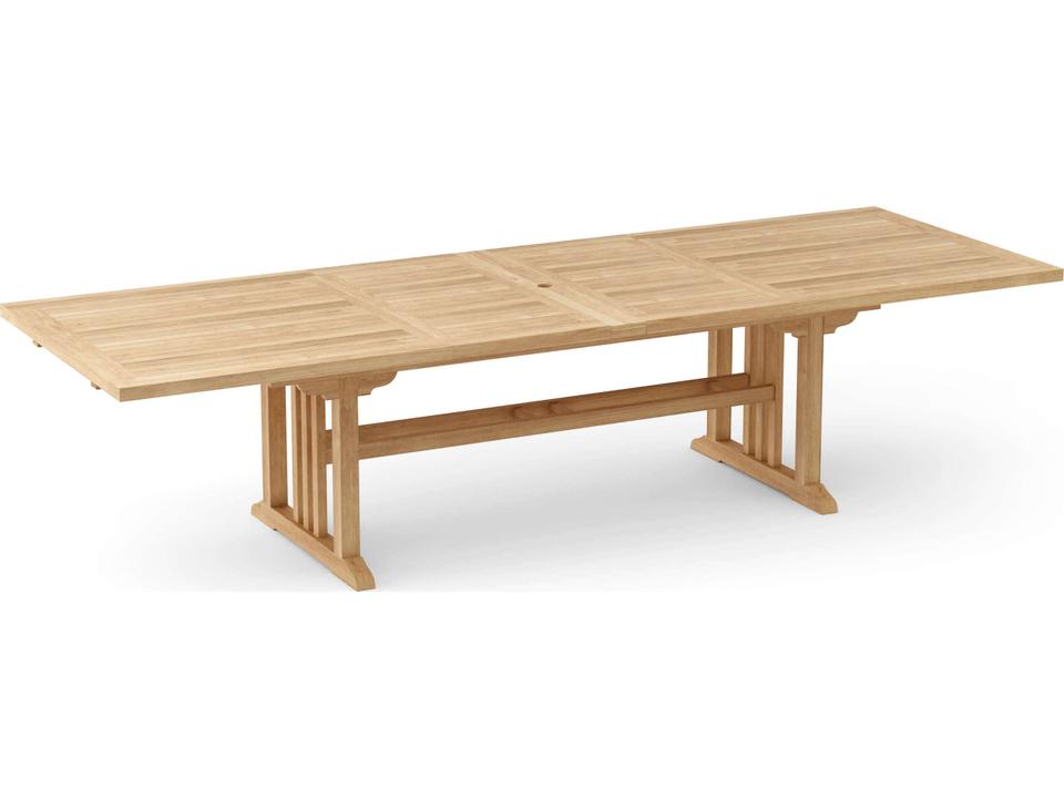 Sahara 126-Inch Rectangular Double Extension Dining Table