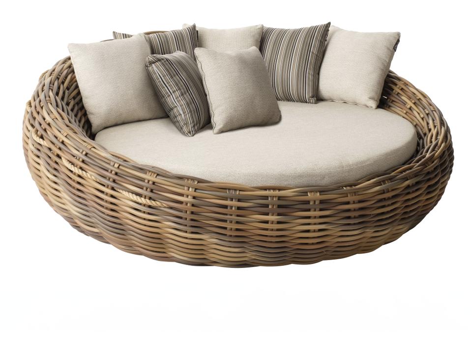 Cocoon Wicker Patio Lounge Bed