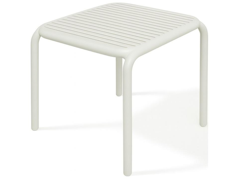 Recycled Plastic Square End Table in Bronze