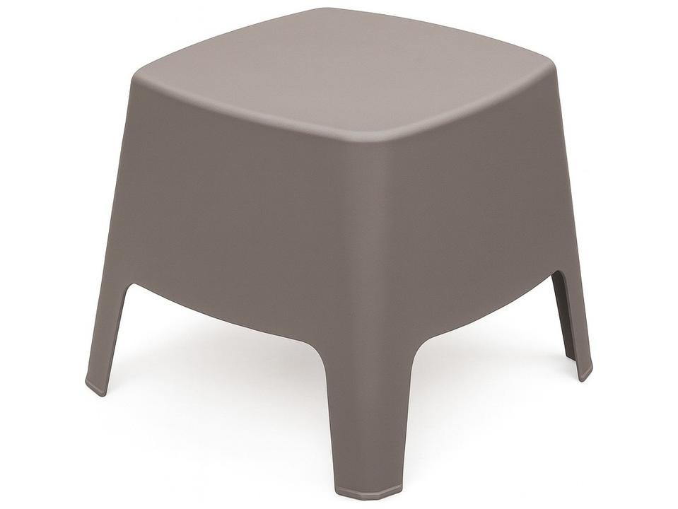 Taupe Recycled Plastic Square End Table