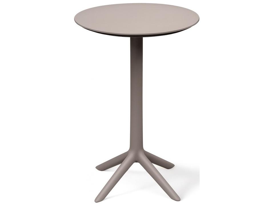 Rimo 22.5-Inch Round Bistro Table in Taupe