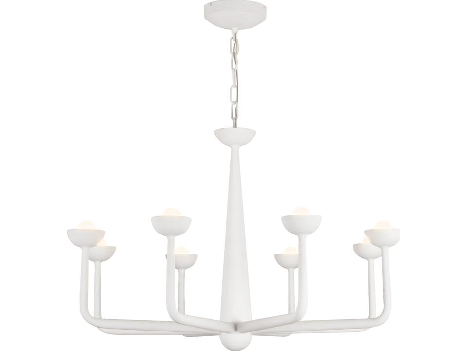 Spade Antique White Chandelier