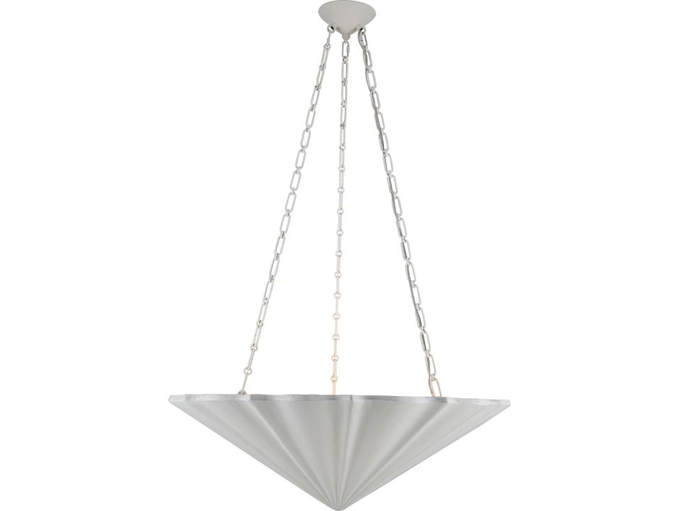 Martine Chandelier Antique White Sculptural 30 Inch