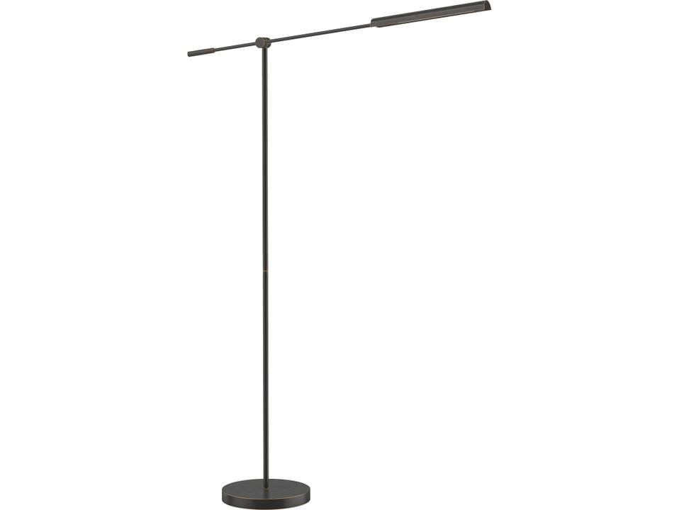 Astrid Integrated LED Boom Arm Floor Lamp in Urban Bronze