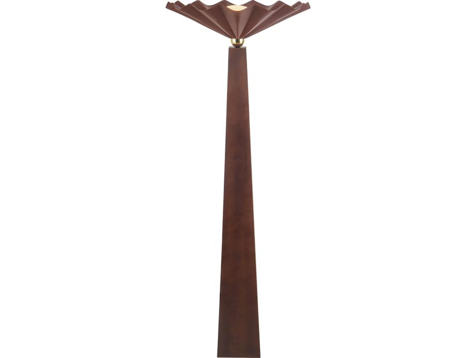 Furrow Burgundy Brown Floor Lamp