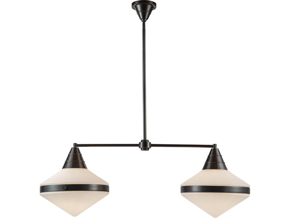 Willard Two Light Linear Pendant in Urban Bronze