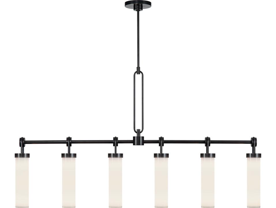 Wynwood 6-Light Linear Pendant in Urban Bronze