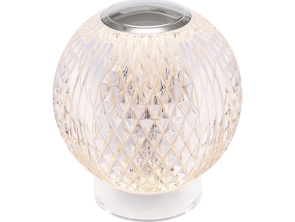 Marni Portable LED Table Lamp in Polished Nickel