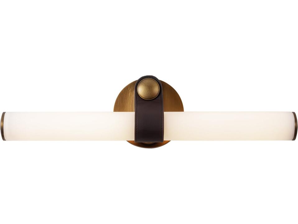 Ledger Vintage Brass Vanity Light