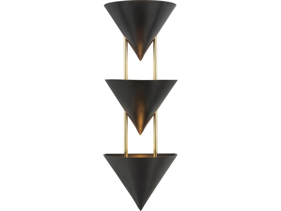 Versus 3-Light Urban Bronze Wall Sconce