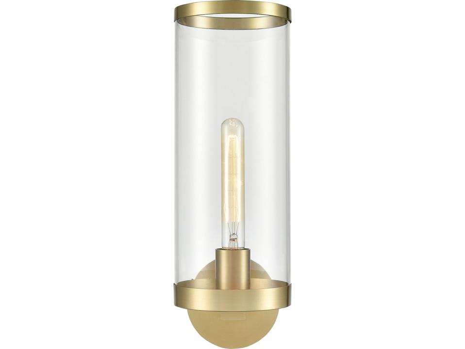 Revolve II Wall Sconce in Natural Brass