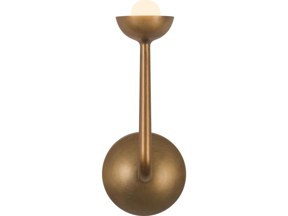 Spade Vintage Brass Wall Sconce