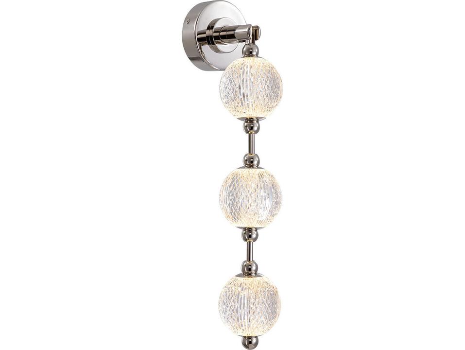 Marni LED Wall Vanity Light Polished Nickel