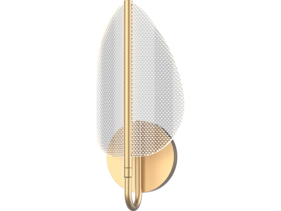 Flora Natural Brass Vanity Light