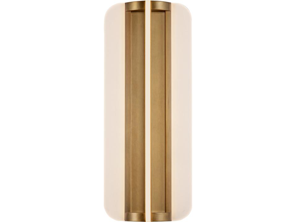 Anders Wall Sconce Modern LED in Vintage Brass