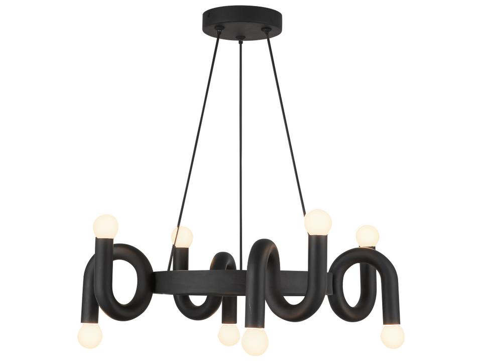 Sadie Mini Chandelier Modern Matte Black