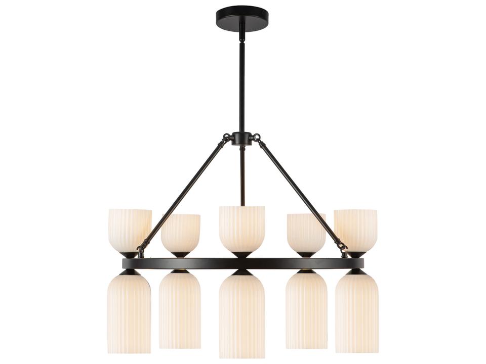 Nelly Chandelier Modern 10-Light Fixture
