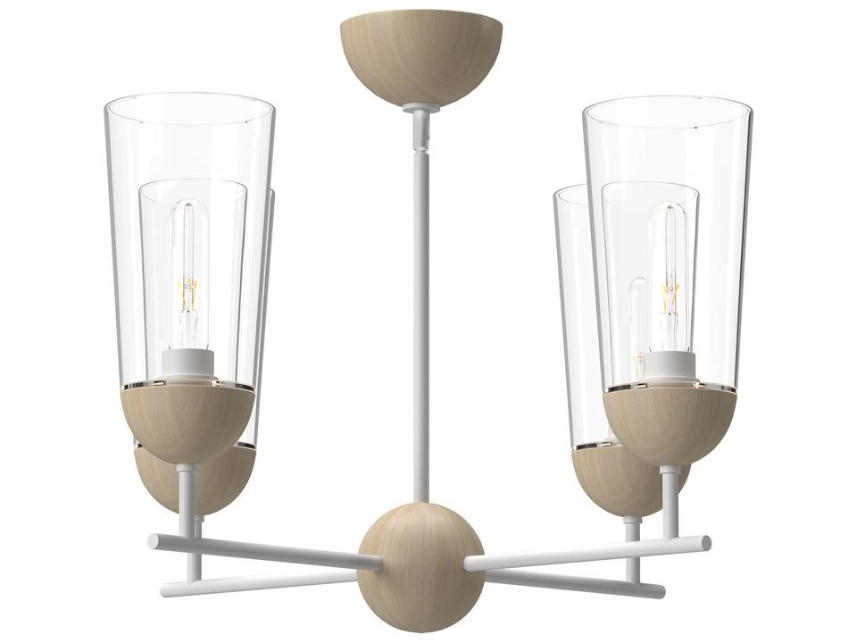 Emil Chandelier 4-Light Scandinavian Fixture