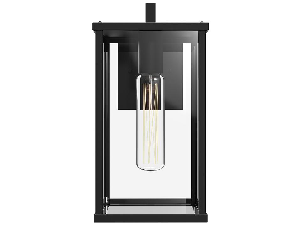 Brentwood 1-Light Outdoor Wall Light in Textured Black