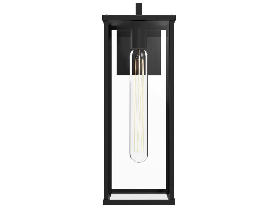 Brentwood 1-Light Outdoor Wall Light in Textured Black