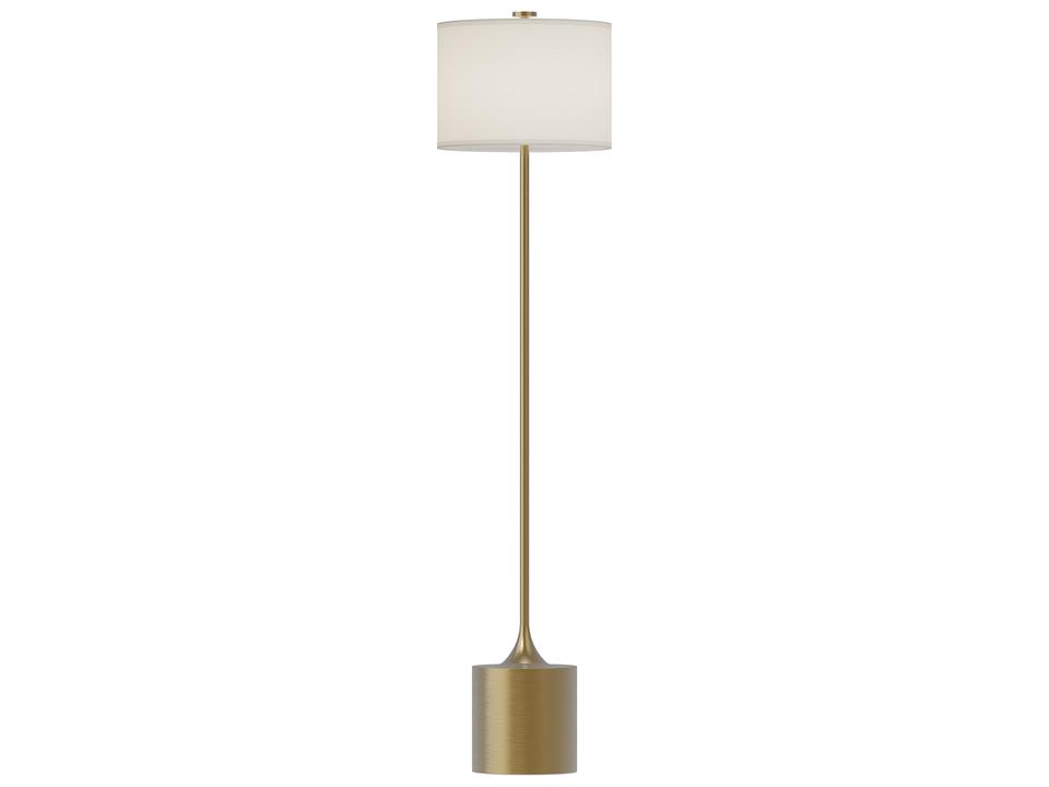 Issa Floor Lamp in Brushed Gold