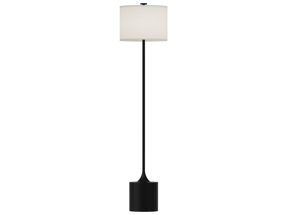Issa Floor Lamp in Matte Black Mid-Century Inspired