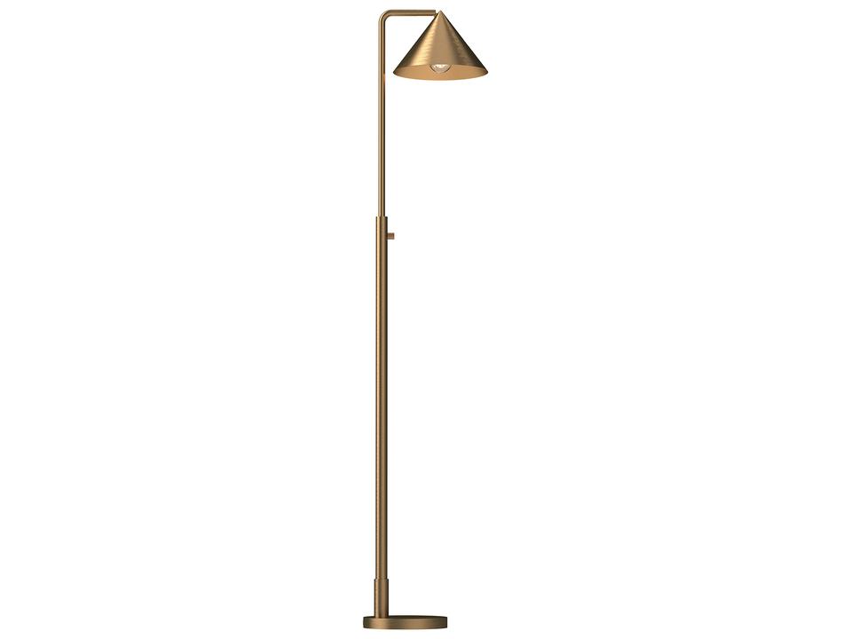 Remy Floor Lamp in Brushed Gold Modern