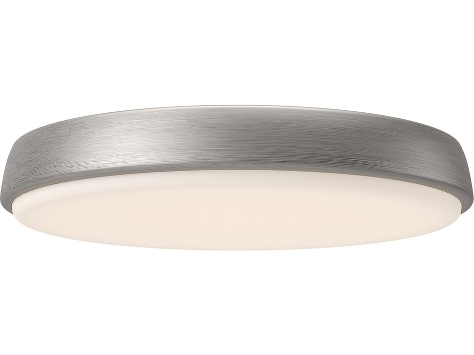 Laval LED Flush Mount Ceiling Light 15-Inch Brushed Nickel