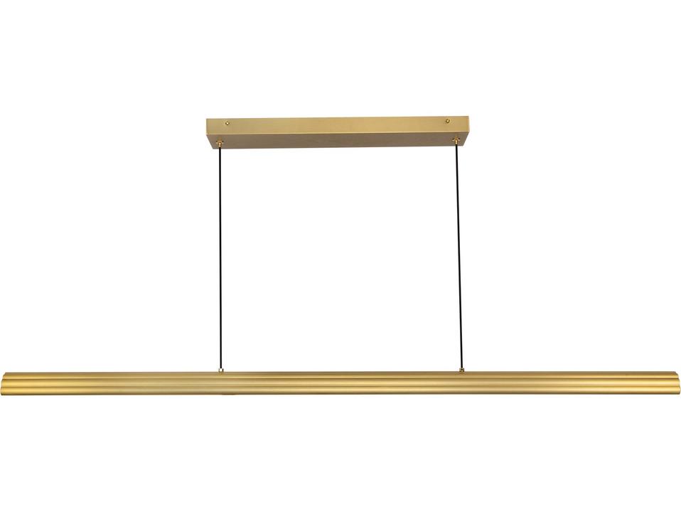 Dottie Brushed Gold Linear Island Pendant