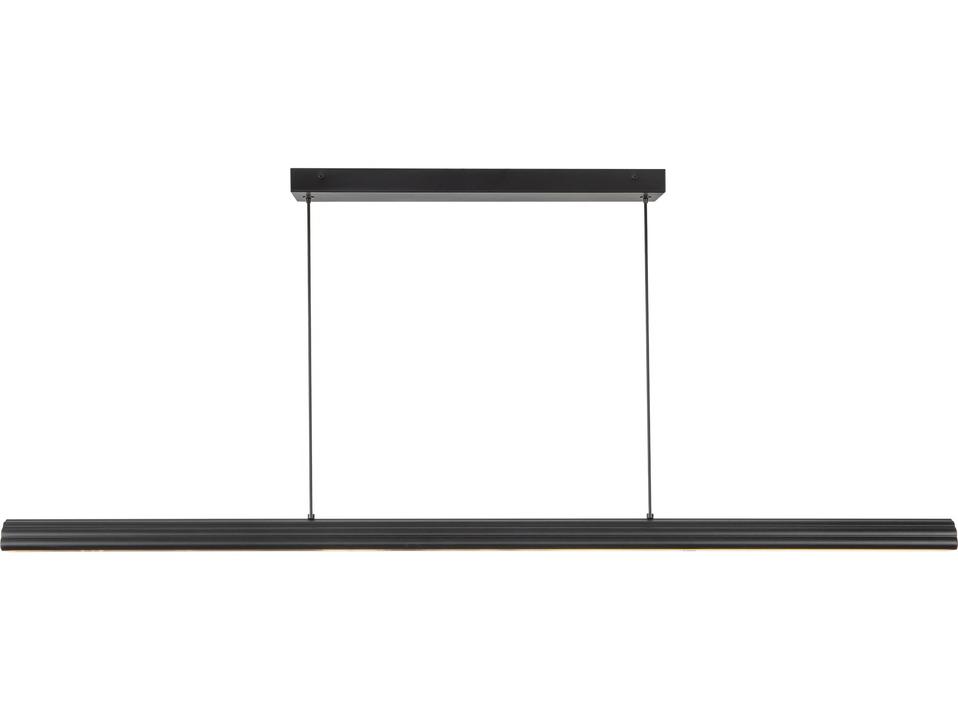 Dottie Matte Black Linear Island Pendant