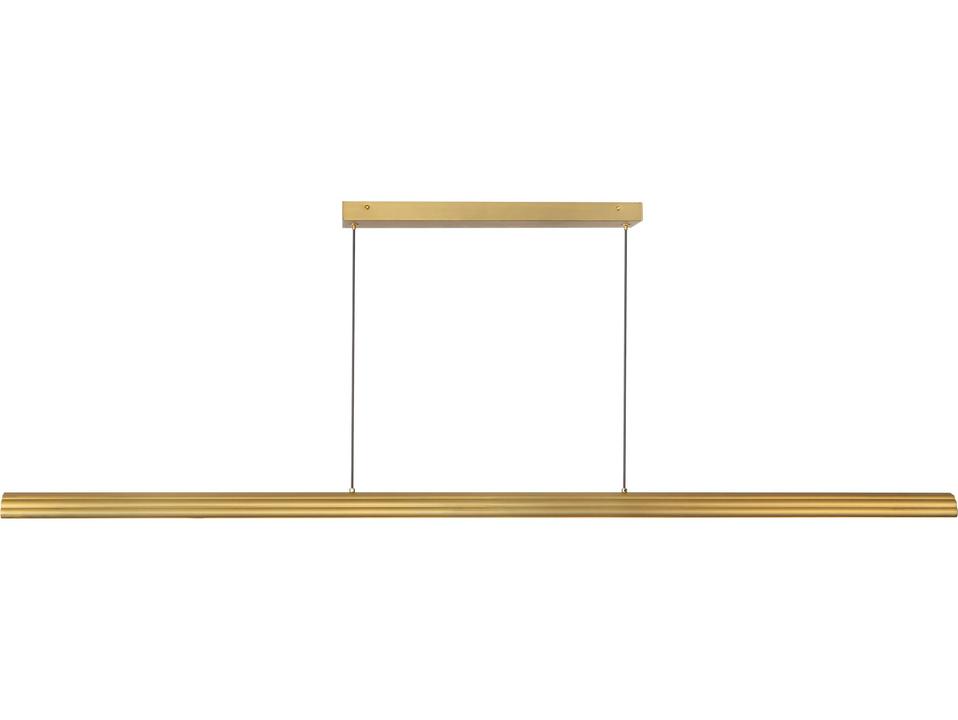 Dottie Brushed Gold Linear Island Pendant