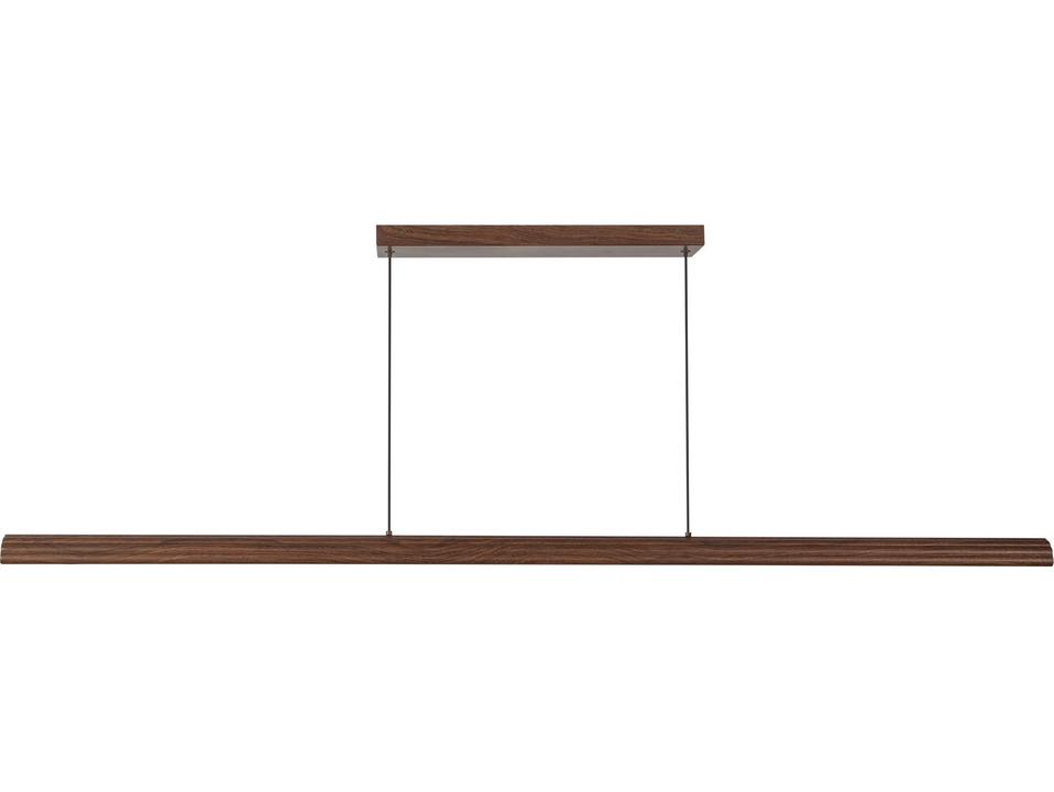 Dottie Walnut Brown Linear Island Pendant