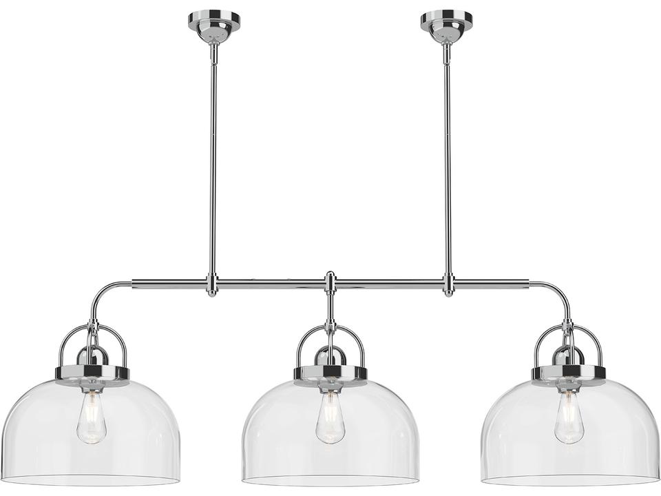 Lancaster Linear Pendant Light in Chrome