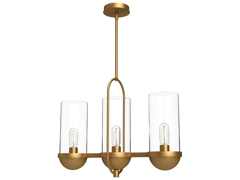 Cyrus Linear Pendant Aged Gold Modern Fixture
