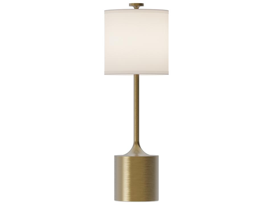 Issa Table Lamp Brushed Gold Modern