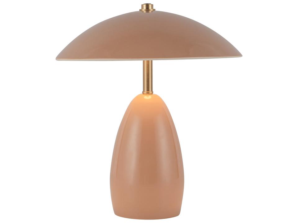 Poppy Portable Table Lamp Contemporary Peach LED