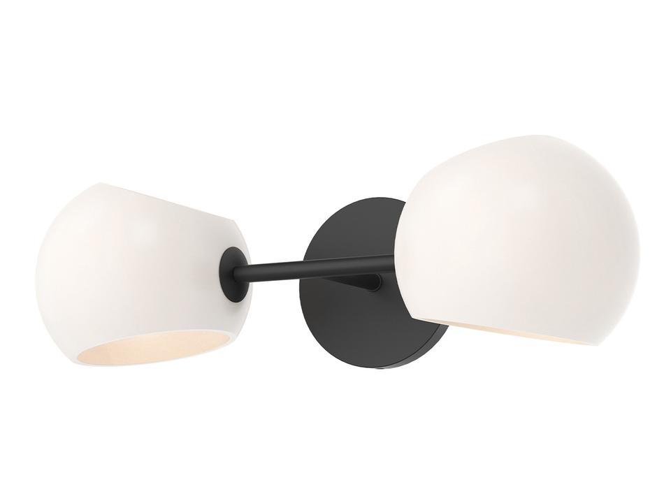 Willow Wall Sconce Modern Matte Black Vanity Light