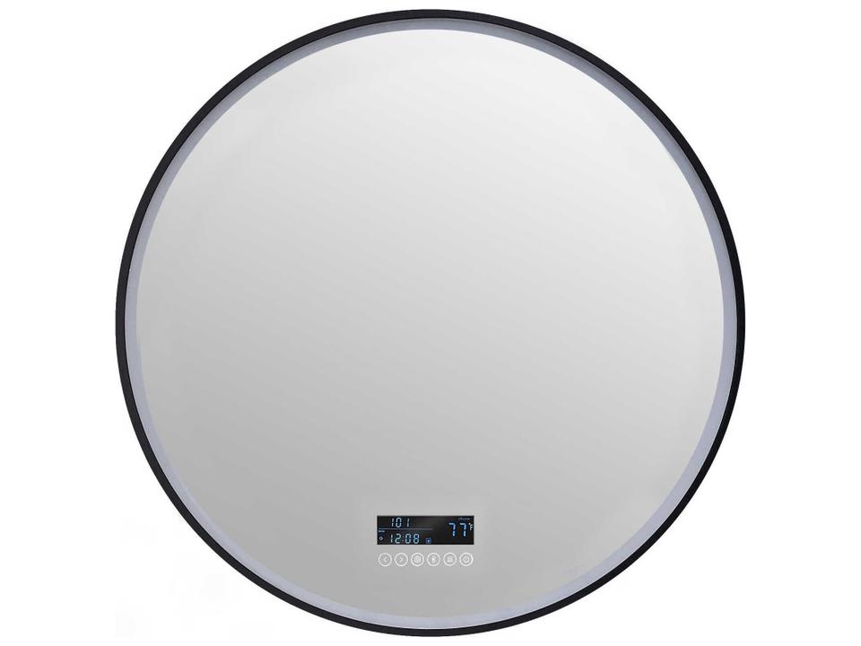 Cirque Black Round Wall Mirror